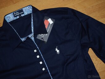 Ralph Lauren dámska tmavomodrá košeľa - 3