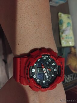 casio g-shock červenej farby - 3
