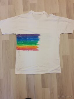 Pánske tričko -  ručne maľované - 3