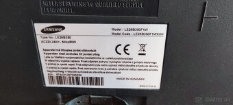 LCD TV SAMSUNG LE26B350F1W 26" / 66cm - 3