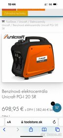 Predam Elektrocentralu Generator unicraft PGi 20 SR o  výkon - 3