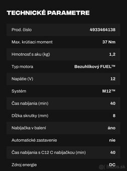 MILWAUKEE M12 FUEL™ Aku vŕtačka s príklepom s vymeniteľným s - 3