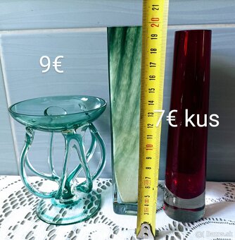 Dekorácie sklenené - 3
