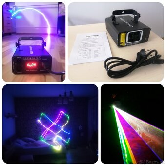 Laser RGB 500mw vytvarajúci vzory - 3