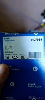 Palivový filter Peugeot 1.6 HDI DELPHI HDF939 - 3