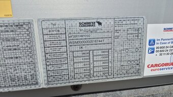 Prodám SCHMITZ SKO 24/L - 13.62 skříňový - dvojitá podlaha - 3
