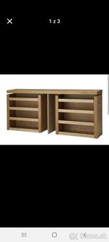 Predám novú Ikea posteľ Malm + Ikea Malm čelo postele - 3
