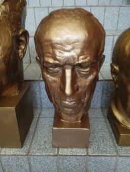 Busta T.G.Masaryk, Klement Gottwald, Antonín Zapotocky,ites - 3