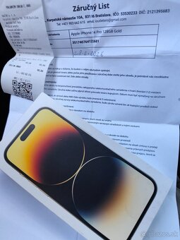 Iphone 14 pro Gold 128 GB - 3