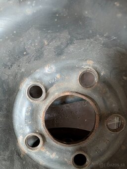 Plechové disky R14 originál VW 600601027H 5Jx14 5x100 - 3