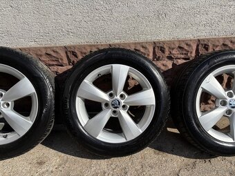 Alu Disky 5x100 r15 Škoda 185/60 r15 letné - 3