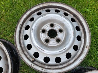Predám 4 ks plechové disky 16-ky 5x112 VW, Škoda, Audi - 3