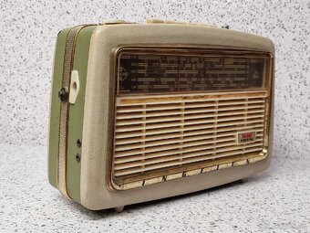 INGELEN TR 1005 》 Starožitné kabelkové prenosné radio - 3