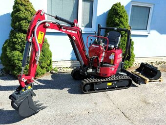 japonske minirypadlo Yanmar ViO10 minibager RV2022 Mth 460 - 3