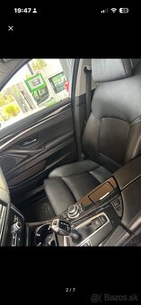 BMW f11 sedadla interiér černý - 3