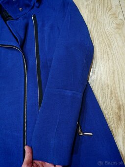 Krásny modrý kabát, veľkosť S - 3