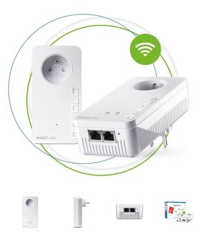 Sieťový rozvod LAN Devolo Magic 2 WiFi next, Starter kit - 3