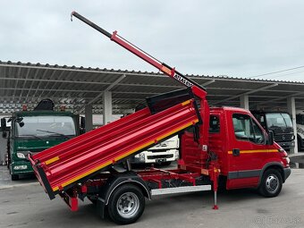 IVECO DAILY TROJSTRANNÝ SKLÁPAČ + HYDRAULICKÁ RUKA do 3,5t - 3