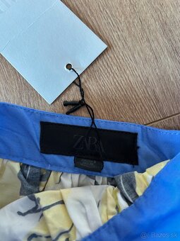 Farebná mini sukňa ZARA veľ. S - 3