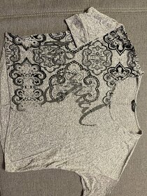 Tričko / sveter Desigual originál XL sivé šedé 40/42 - 3