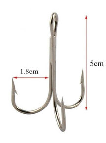 Rybárske potreby - XXL trojhák na dravce - 3