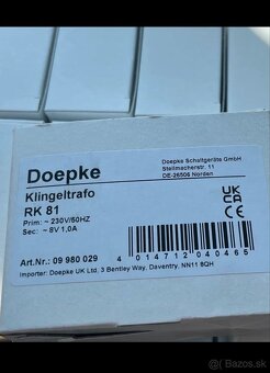Predám 8V transformátory Doepke RK81 – 1000 ks skladom - 3
