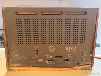 Vintage rádio TESLA 618A (cca 1952) + elektrónka AZ11 - 3