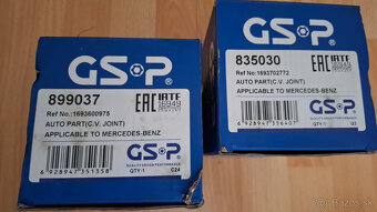 Sada kĺbov hnacieho hriadeľa GSP 2ks - Benz W169/W245 - 3