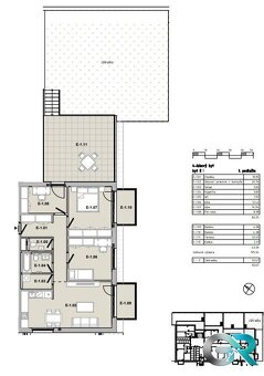 Novostavba 4 izbový byt Bolešov na predaj, 93m2, záhradka 92 - 3
