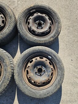 Predám zimnú sadu plecháčov 5x100 r14 - 3