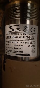 Ponorne čerpadlo Hlbinné Sette - 3
