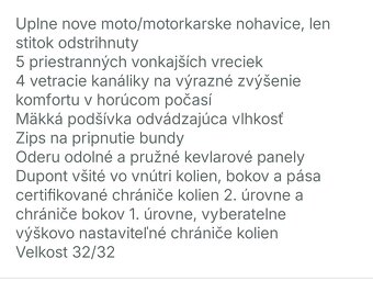 Motocyklové džínsy Rebelhorn Hawk III regular fit washed blu - 3