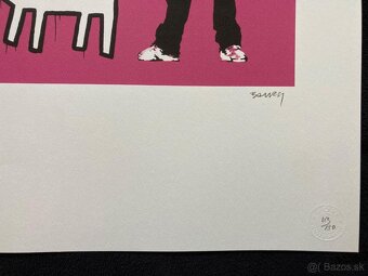 BANKSY - “113/150" KEITH HARING DOG - 3
