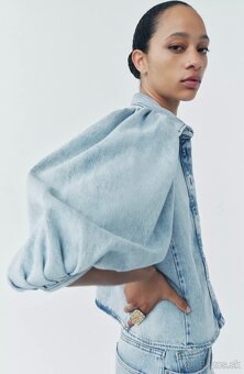 Rifľová blúzka Zara, S - 36, PC 39,99 € - 3