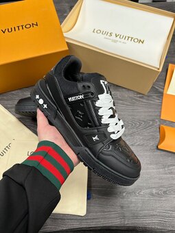 Louis Vuitton tenisky All Black Komplet balenie - 3
