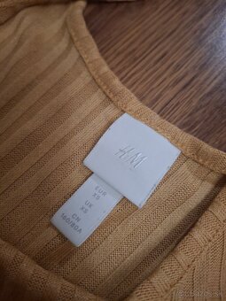 Horčicový H&M top XS / S - 3