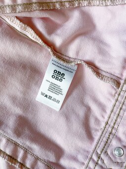 Riflová denimová bunda ONE by ONE - 3