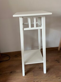 IKEA malý biely odkladací stolík - 3