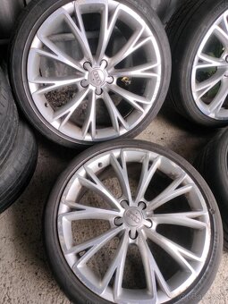 4ks alu disky orig. AUDI 5x112 R19 PNEU 255/35 r19 - 3