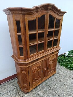 Starožitný dubový kredenc, příborník, nábytek z masívu - 3