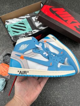Jordan 1 Retro High Off-White University Blue Tenisky - 3
