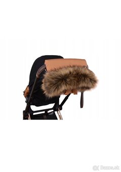 Set Zimný fusak s rukávom na ruky na kočík - 3