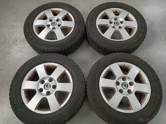 4ks zimne ALU 5x112 R15 6J ET47 Original SKODA OCTAVIA - 3