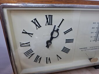 Predám funkčné hodiny MAJAK s barometrom a teplomerom 38 € - 3