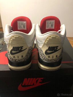 Replika air jordan 3 white cement - 3