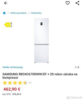 Chladnička s mrazničkou Samsung - 3
