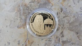 Predám zlatú mincu 100 EURO, 2012 Korunovácia Karola III. V - 3