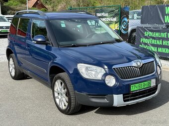 ► ŠKODA YETI 2,0 TDI 4x4 - 125 kW, PARK. SENZORY, NAVI ◄ - 3