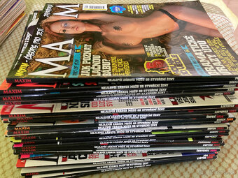 Predám staršie vydania populárneho časopisu MAXIM - 3