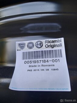 15" FIAT + puklice + zimné pneumatiky DOT 3924.. - 3